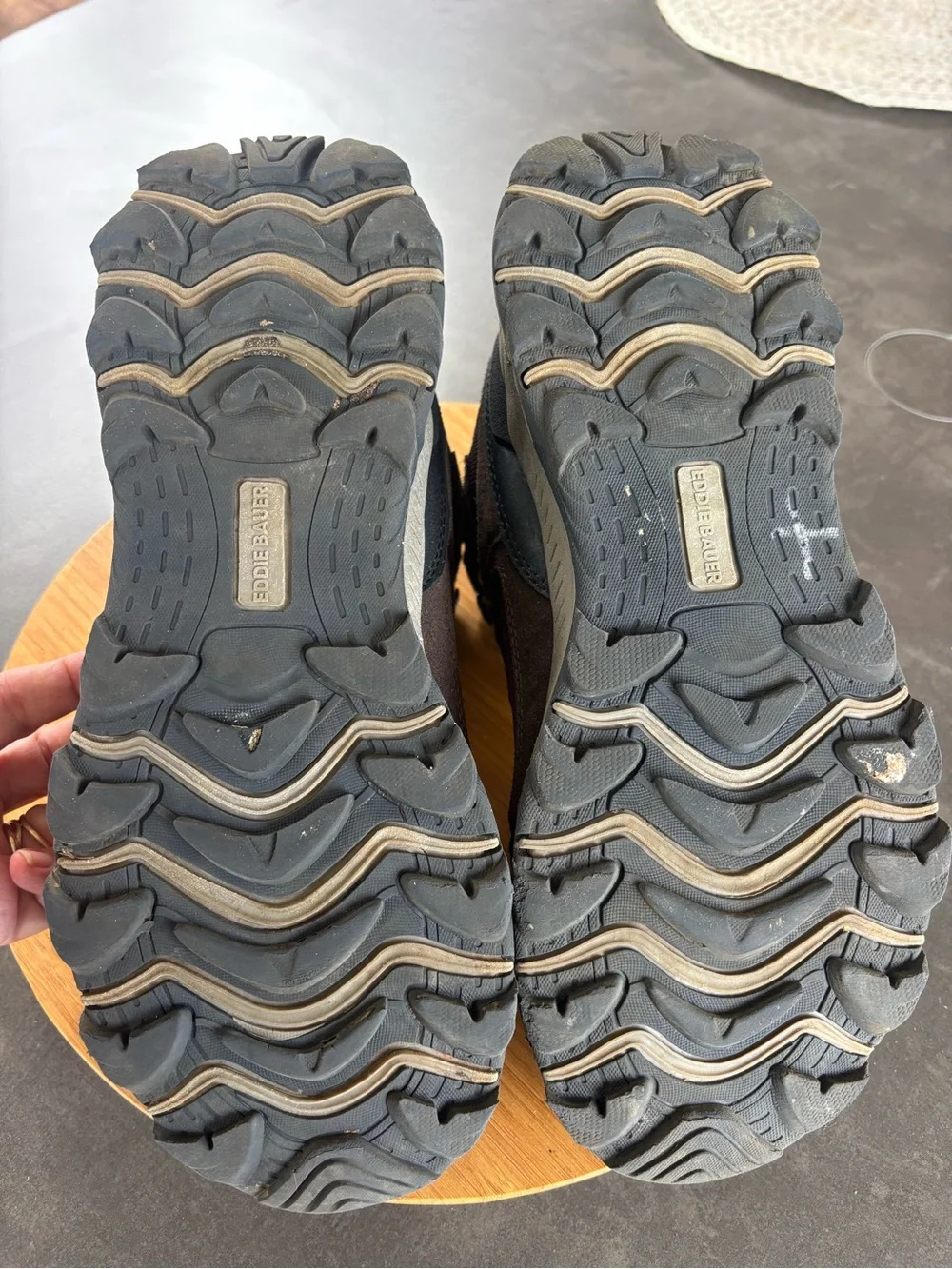 Eddie Bauer Brown and Black Waterproof Trail Boots